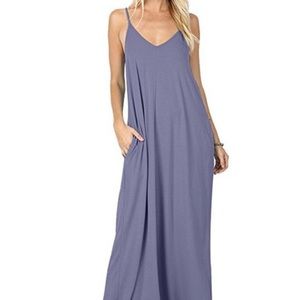 maxi dress with pockets